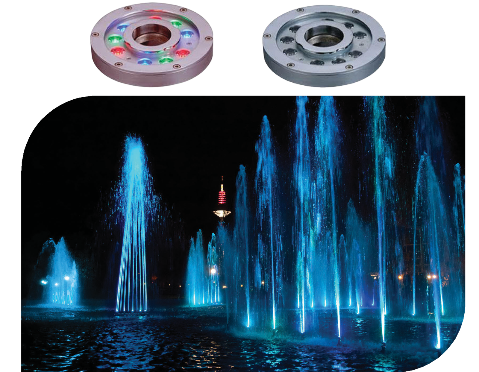 Fountain and Water Features Lighting